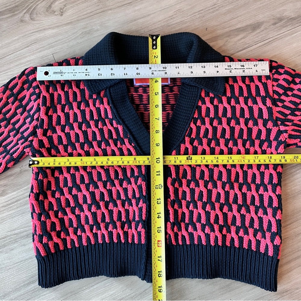 Luxury Made in Italy Designer Double J Cardigan Sweater - Picture 2 of 9